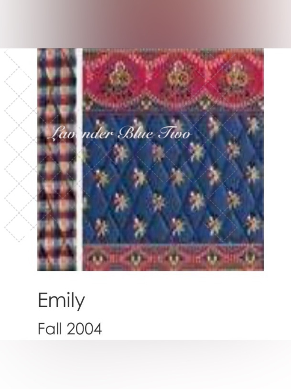 Vintage VERA BRADLEY Emily 2005 Mimi Flap Drawstring Backpack USA Red Blue Y2K - Picture 14 of 14